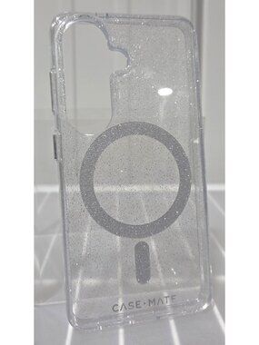 Case-Mate Samsung Galaxy S26 Twinkle Twilight Silver & Clear Magnetic Phone Case